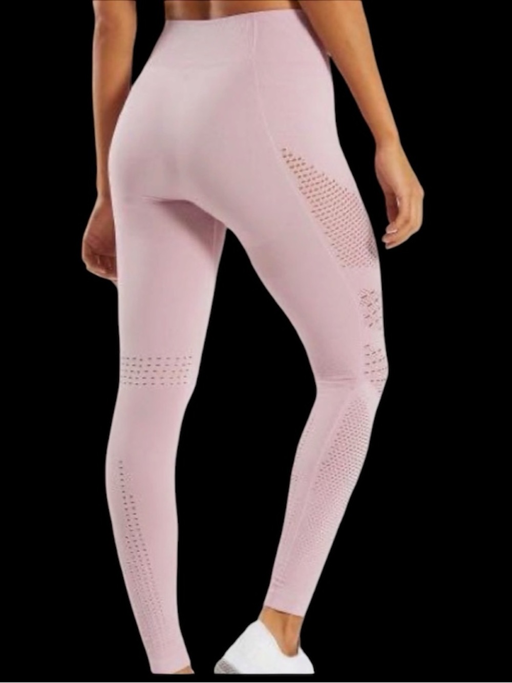 Gymshark peony Pink Seamless Sports hi waist leggings. Atleisure